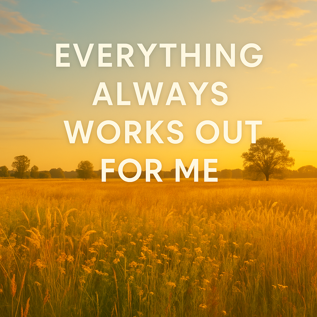 Meditation: Everything Always Works Out For Me
